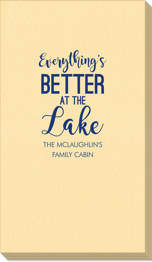Better at the Lake Linen Like Guest Towels